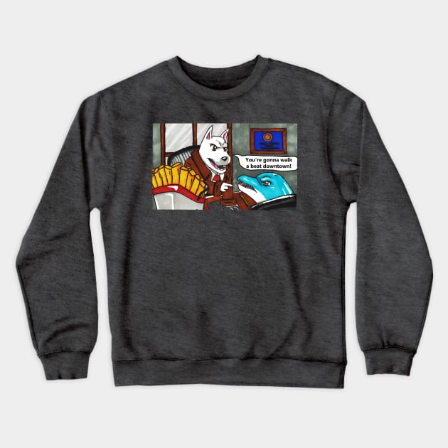 Fish and Chips? Crewneck Sweatshirt by Nightcat17